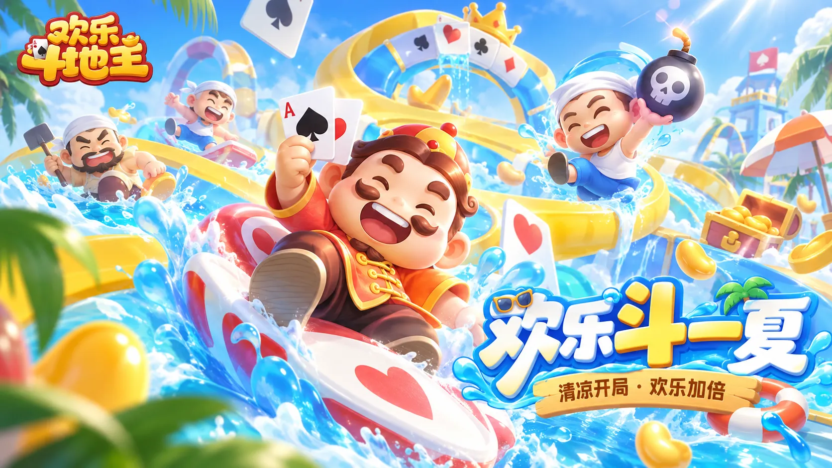 欢乐斗一夏活动视觉